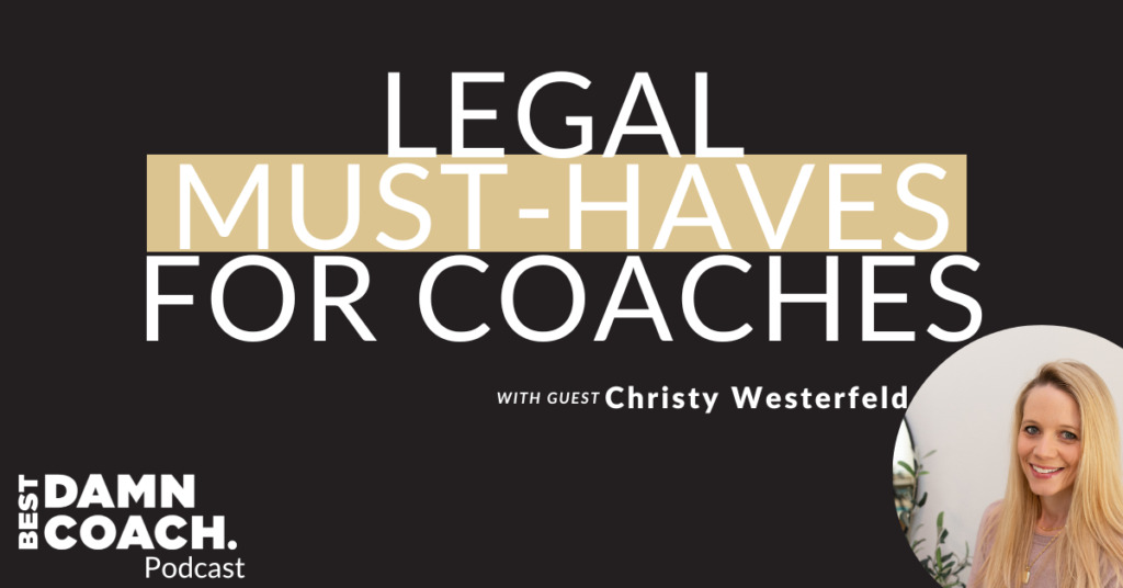 Legal must haves for coaches