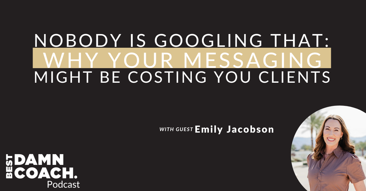 Nobody Is Googling That: Why Your Messaging Might Be Costing You Clients